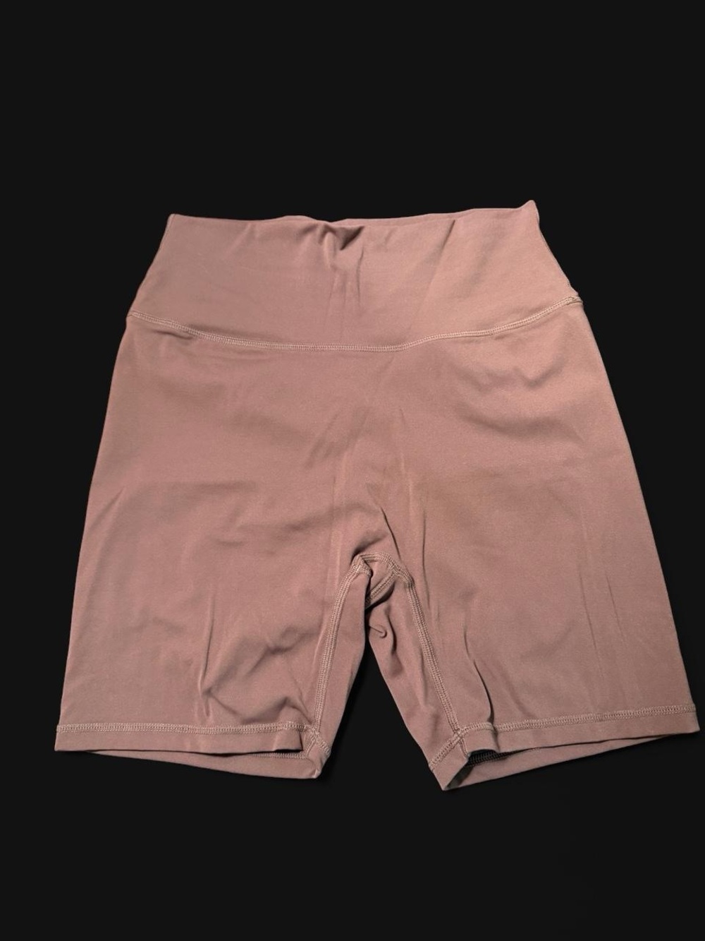 Women's High-Waist Bike Shorts - brown